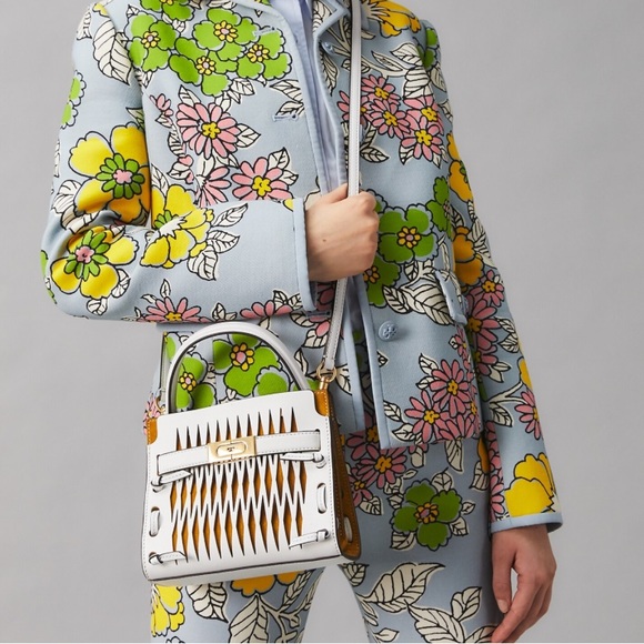 🔥NeW! Tory Burch Lee Radziwill Petite Double Bag Cutout - Picture 5 of 14